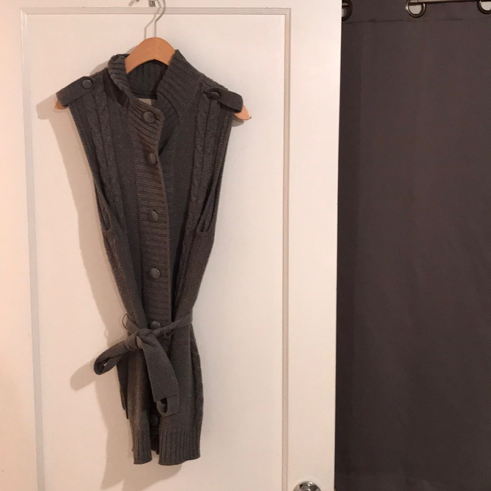 One A long sweater cardigan